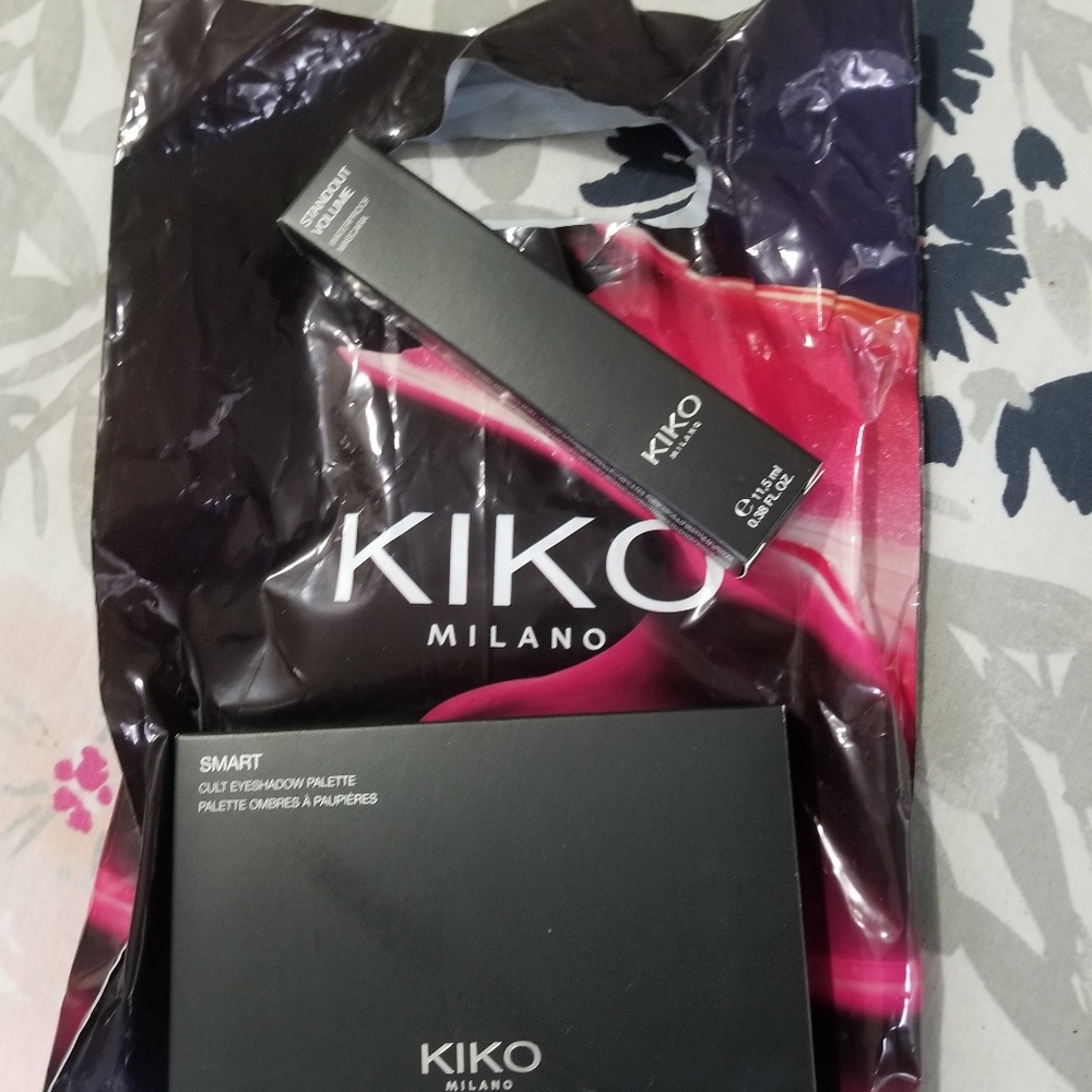 Kiko milano eye palette and waterproof mascara nwt